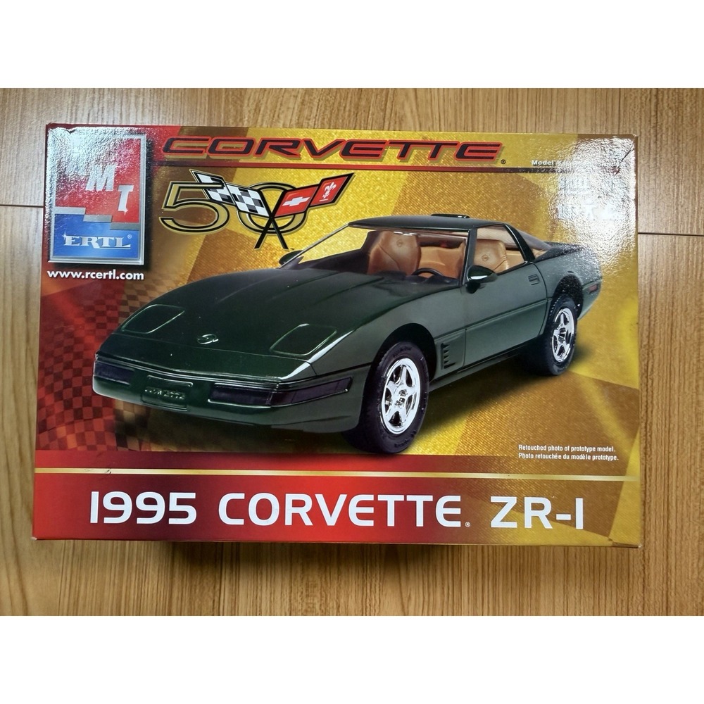 AMT ERTL 1/25 1995 Chevrolet Corvette ZR-1 Model Kit #31827 - Started